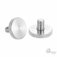 Thumb Screw, M3x6, Knurled Head, Stainless Steel