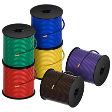 6 Rolls 100ft 14 Gauge Cca Automotive Primary Wire Single Conductor Sae J1128 Ho