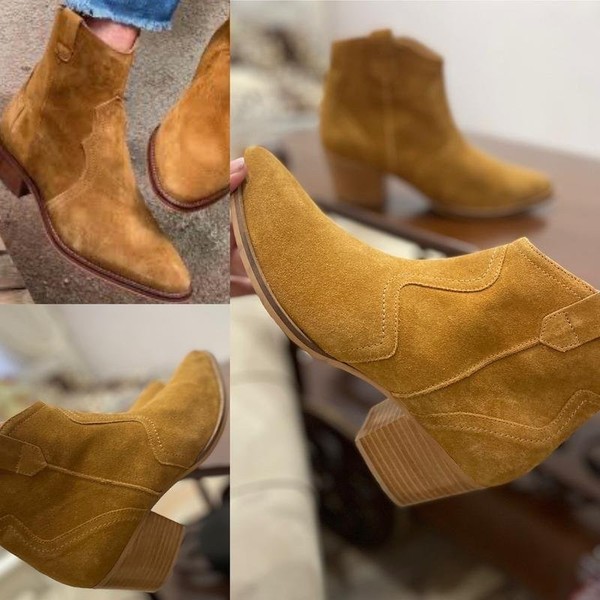 Women Gino Rossi Boots Brown Suede 40