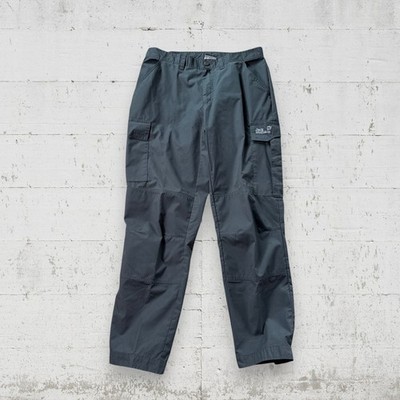 Jack Wolfskin Outdoor Cargo Pants Green Men s 34X31 Adjustable Ankle Camp Hike