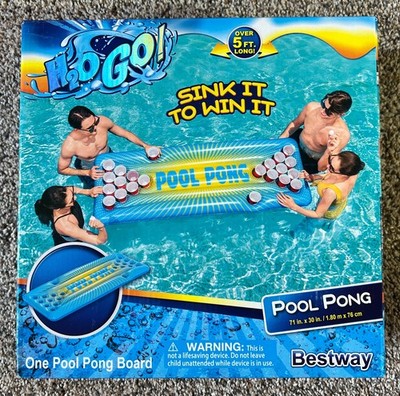 New!! H20 Go 9ft Long Pool Pong Game From Bestway