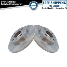 Rear Brake Rotors Set Solid For 2012-2019 Fiat 500