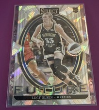 2025 WNBA Select Lucy Olsen Cracked Ice Future #18 RC Washington Mystics