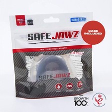 SafeJawz Elements Sportowy ochraniacz na usta Dwuwarstwowy Premium Ochrona Dorosły Czarny