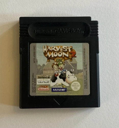 Harvest Moon 2 Nintendo Game Boy Color Cartridge EXCELLENT LABEL Tested Works