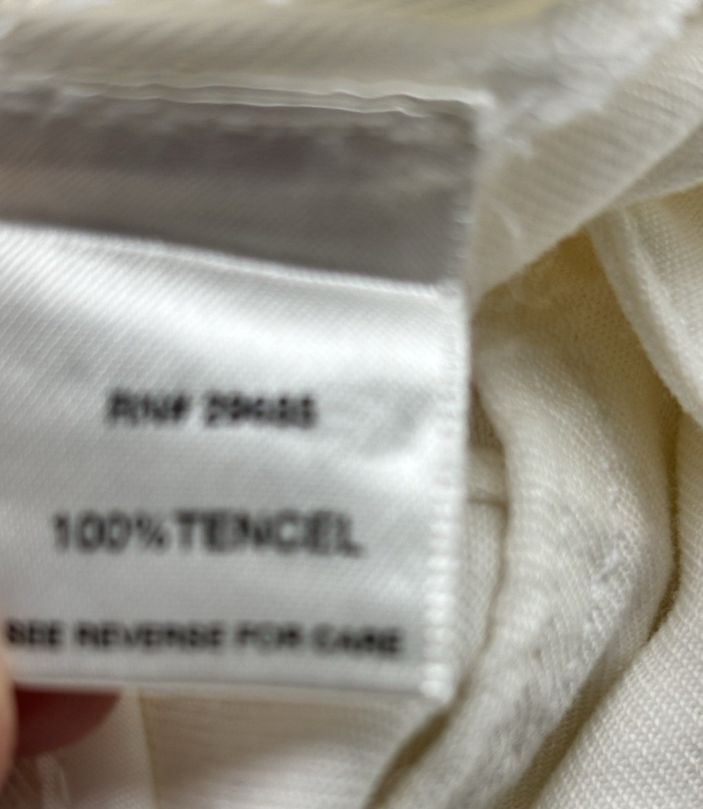 Pendleton White Tenecel Button Pull On Pants Size… - image 5