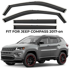 Rain Guards Vent Visors Shade for 2017-2026 Jeep Compass