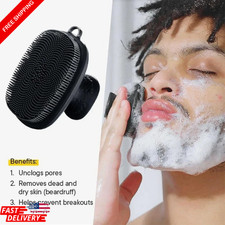 Silicone Face Scrubber for Men and Women Faci...