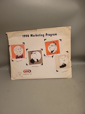 A&W Root beer 1998 Marketing Program Booket 