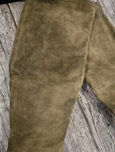 New Børn Women’s Size 6M Taupe Dstrssd Leather Tall Riding Boots Over Knee NIB - Picture 2 of 10