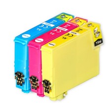 3 Replacement for Epson 604XL C/M/Y Colour Compatible Ink Cartrdges - Go Inks