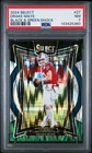 2024 PANINI SELECT BLACK & GREEN SHOCK #27 DRAKE MAYE ROOKIE RC PSA 7