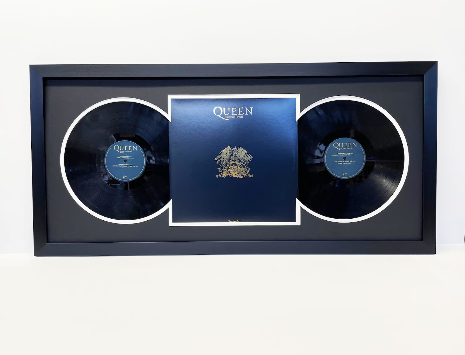Cornice per dischi in vinile doppio LP 12 pollici 36x18 custodia album vetrina