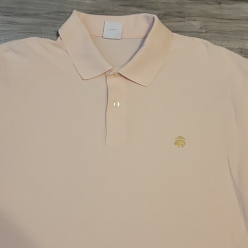 Brooks Brothers Polo Shirt Adult XL Pink Golden Fleece Performance Polo - Picture 1 of 10