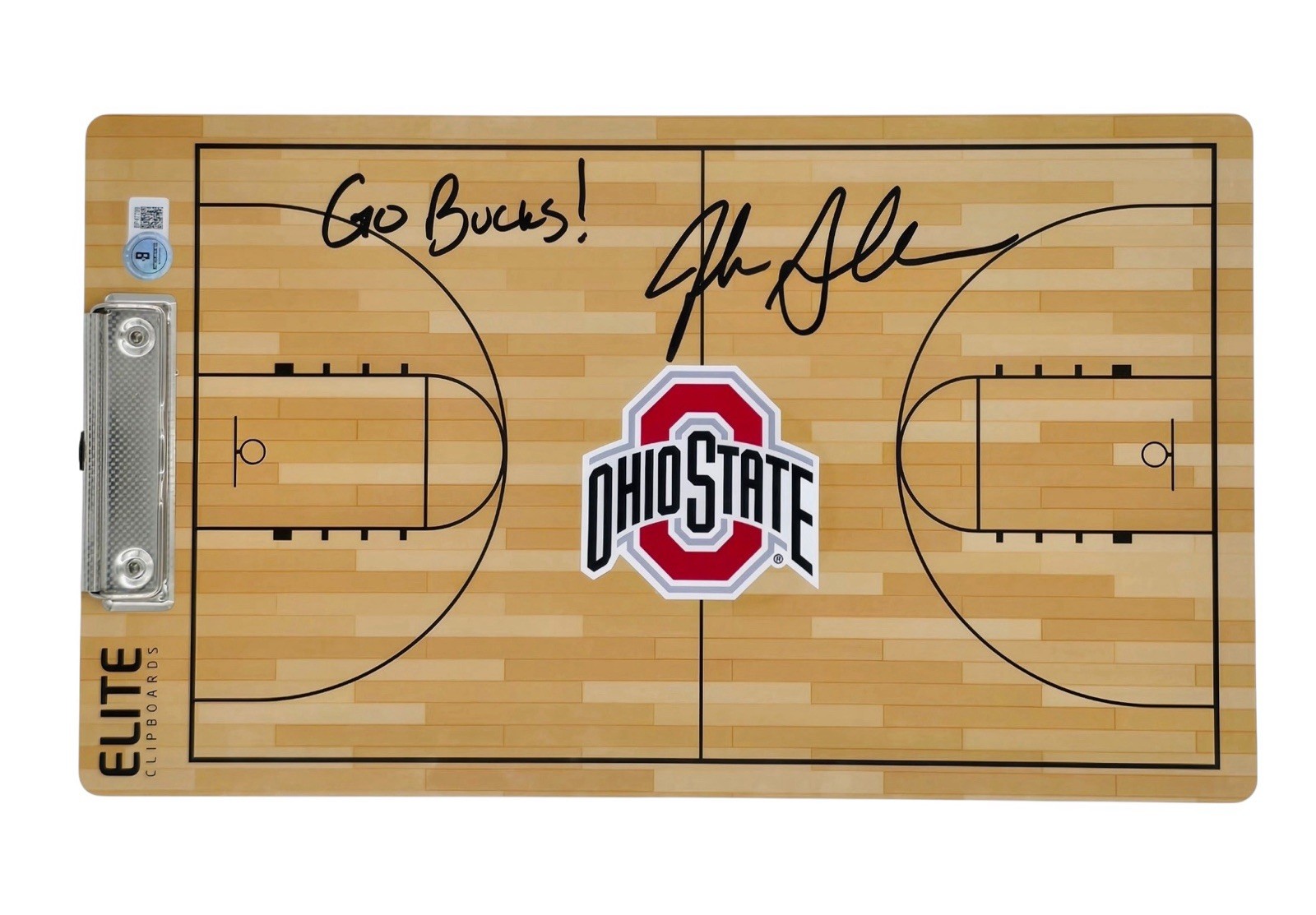 Jake Diebler Autographed Signed Ohio State Buckeyes CLIPBOARD COACHES ELITE BECKETT COA 