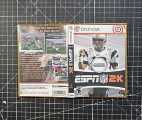 Dreamcast ESPN NFL 2K Custom Case - NO Game or Manual