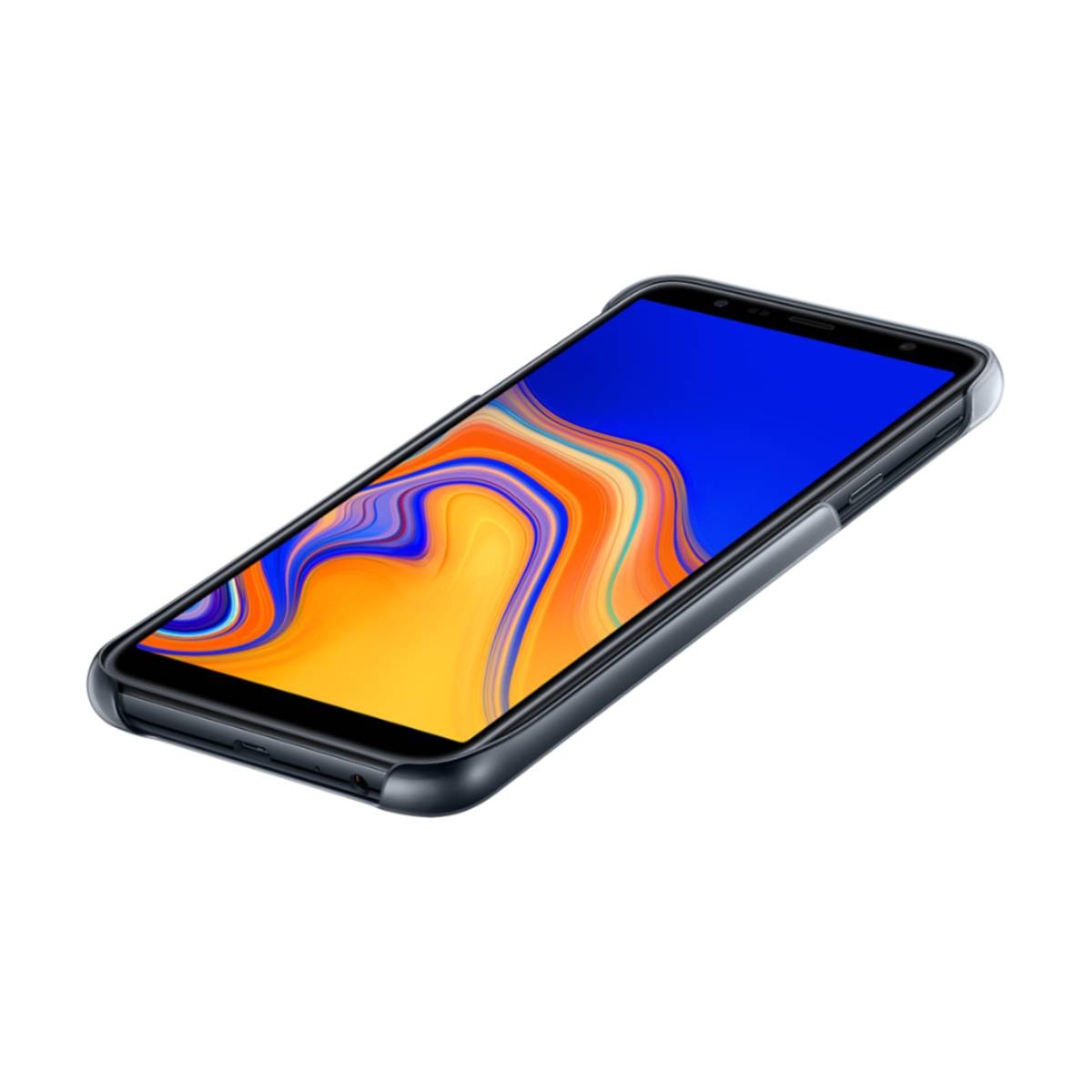 Protection Galaxy J4 Plus rigide Evolution étui chic finition mate carbone - 3