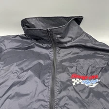 Vintage SnapOn Snap-On Racing Men’s Windbreaker Zip Up Jacket Size XL Y2K Choko