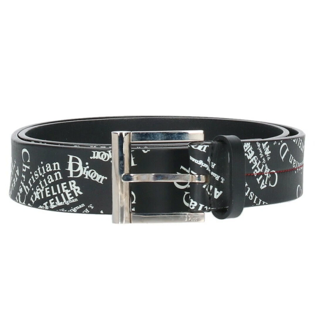 Ceinture en cuir homme Dior Homme Atelier Stamp S 95