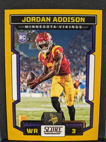 2023 Score - Rookies Gold #346 Jordan Addison (RC)
