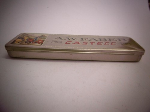 Alte Faber Castell Blechdose, mit Einlegepapier, inkl. 12 Bleistifte Top!! - 第 4/6 張圖片