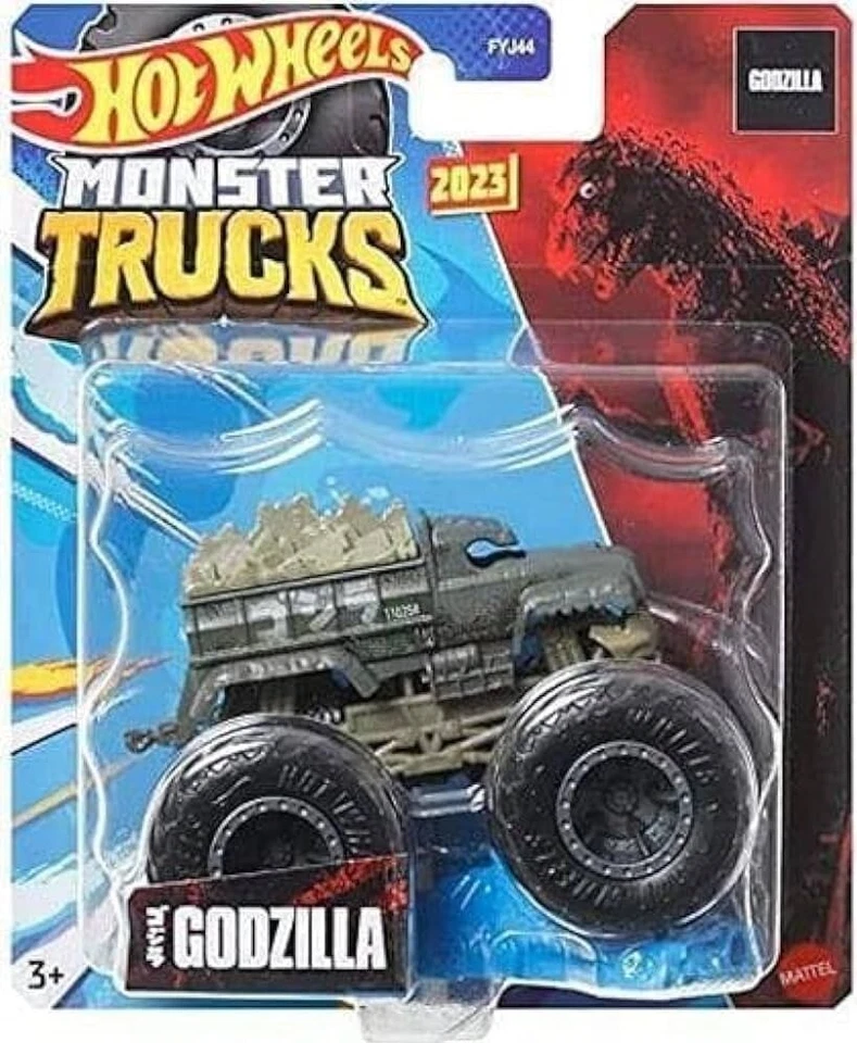 HOT WHEELS - MATTEL GODZILLA - Monster Trucks Hot Wheels Die-cast 1:64 Auto Mattel Neu
