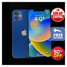 Apple iPhone 12 5G iOS 64/128GB GSM Unlocked Verizon ATT Cricket Boost