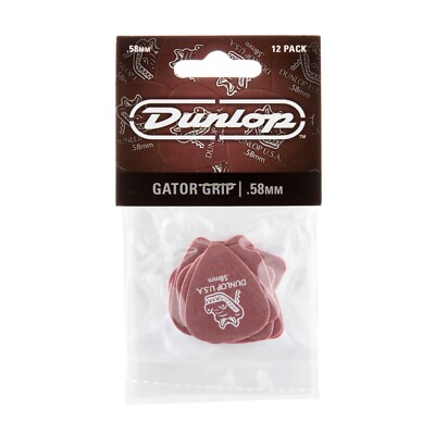 Jim Dunlop 417P58 Gator Standard Gitarren-Plektren Spieler-Pack 12 x 0,56 mm Gitarrenplektren