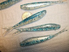 60-3"-crappie-walleye-bass-shad minnow grub-jig-drop shot-split tail-fluke-scent