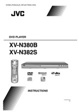 JVC XV-N380B XV-N382S DVD Player Owners Instruction Manual Reprint