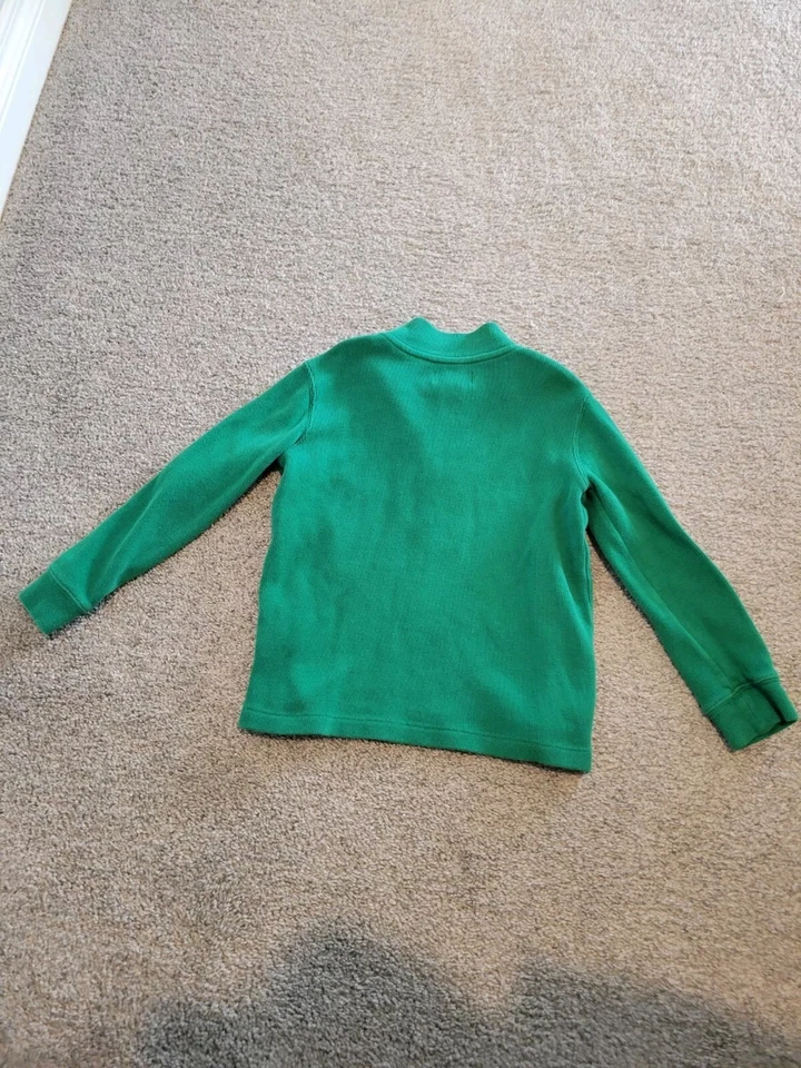 Chaps Ralph Lauren 1/4 Zip Sweater Long Sleeve Youth Size 6 - Image 4 of 4