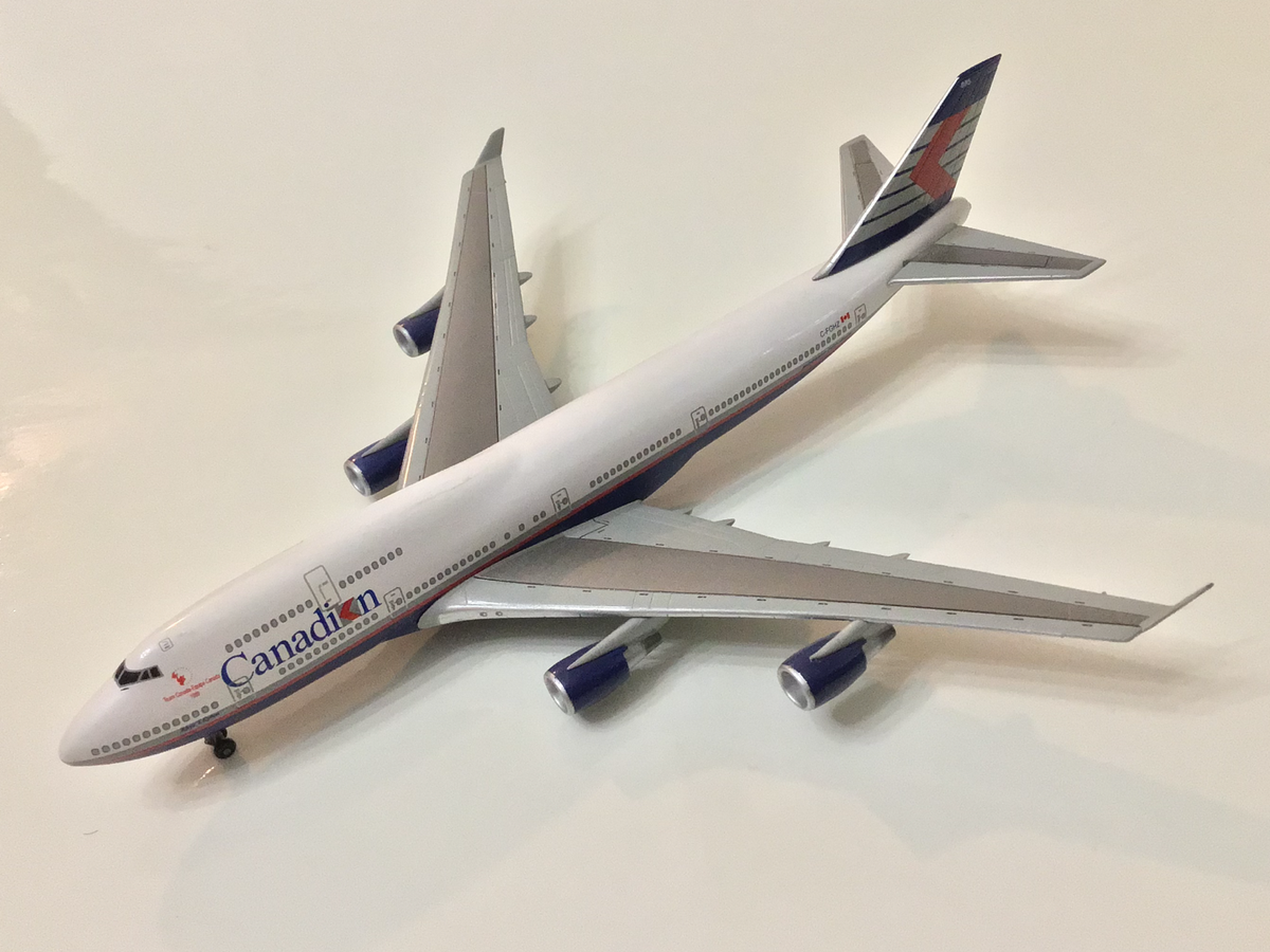 Dragon 1:400 Canadian Boeing 747-400 Reg# C-FGHZ | eBay