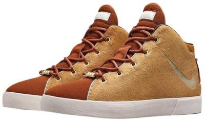 Nike Lebron Lions Mane Men\'s Brown/tan Sneakers/Shoes Size 10 SKU 2857 Nike LeBron 12 NSW Lifestyle Lion main image 4