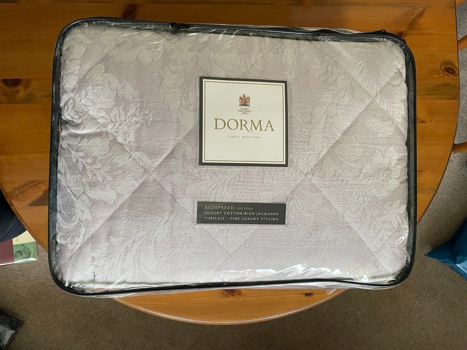 Brand New DORMA Blush QUILTED BEDSPREAD KING eBay