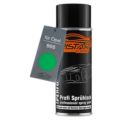 Autolack Spraydose für Opel 866 Frog Green Basislack Sprühdose 400ml