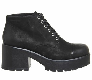 black nubuck boots womens