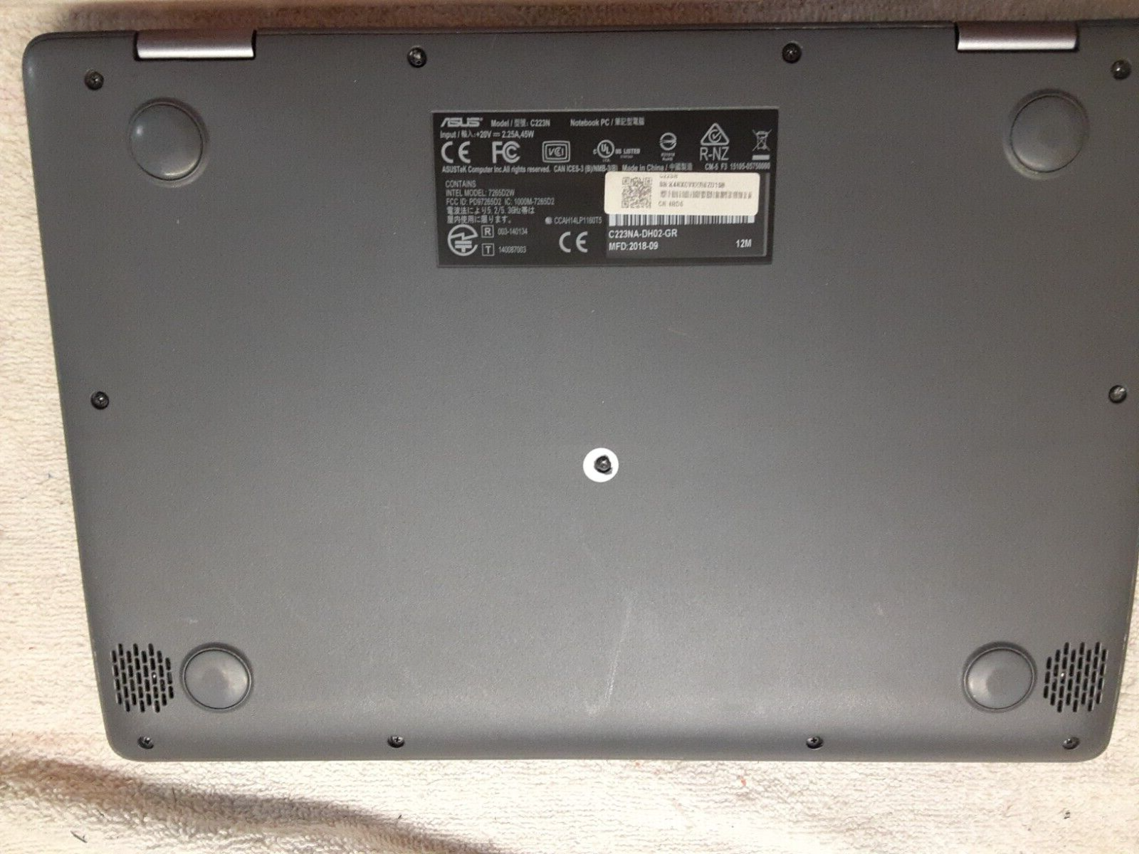 オリジナル Asus C223na Chromebook ノートpc Countryandstable Com