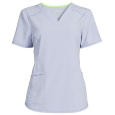 Scrubstar Womens Seasonal Solid Active V Neck Scrub Top Medium New with Tags