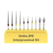 Set of 10 Ortho IPR Kit Interproximal Enamel Reduction FG Dental Diamond Burs