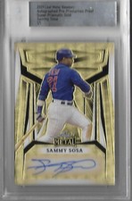 Marketplace image: Sammy Sosa 2023 Leaf Metal GOLD PRISMATIC SUPERFRACTOR Card Auto Autograph 1/1
