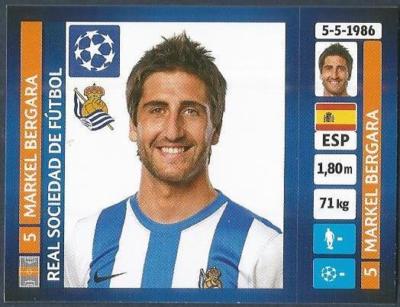 PANINI UEFA CHAMPIONS LEAGUE 2013-14 - #069 - REAL SOCIEDAD - MARKEL BERGARA