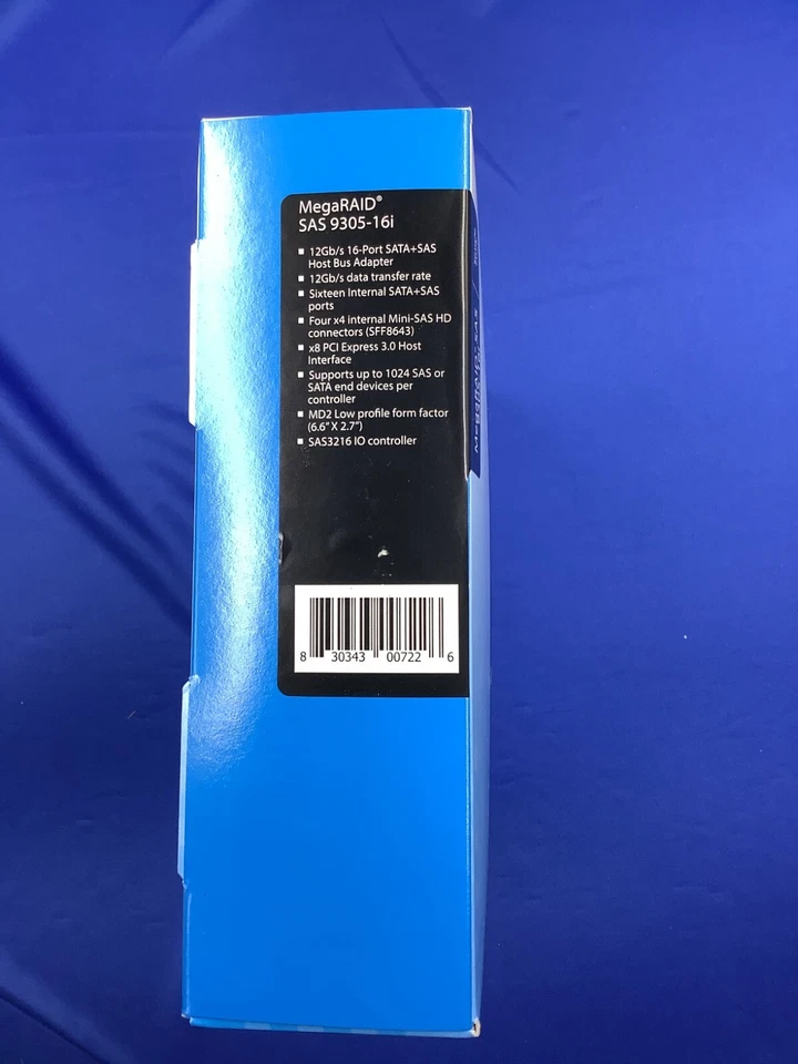 SAS9305-16I LSI MegaRA SAS 9305-16I 16 Port PCIe 3.0 x8 12 Gb/s HBA 05-25703-000 - Image 3 of 4
