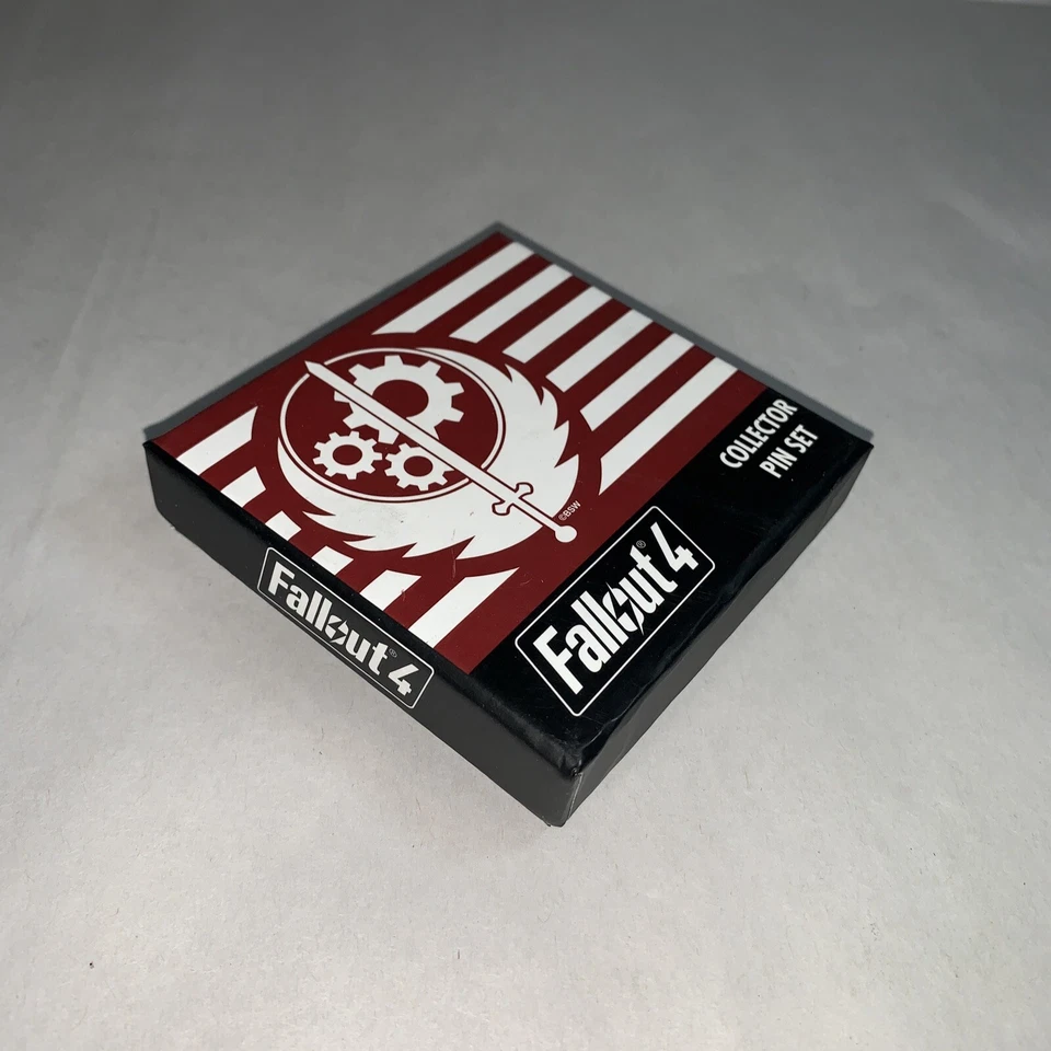 Fallout 4 Pin Set, Figure and 3 by 5 Brotherhood of Steel Flag - Image 4 of 4