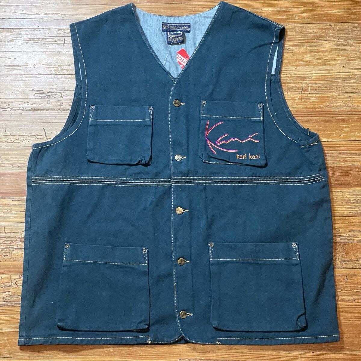 Vintage Karl Kani Jungle Vest Size XL Deadstock Hip Hop Vintage Karl Kani Jungle Vest Size XL Deadstock Hip Hop