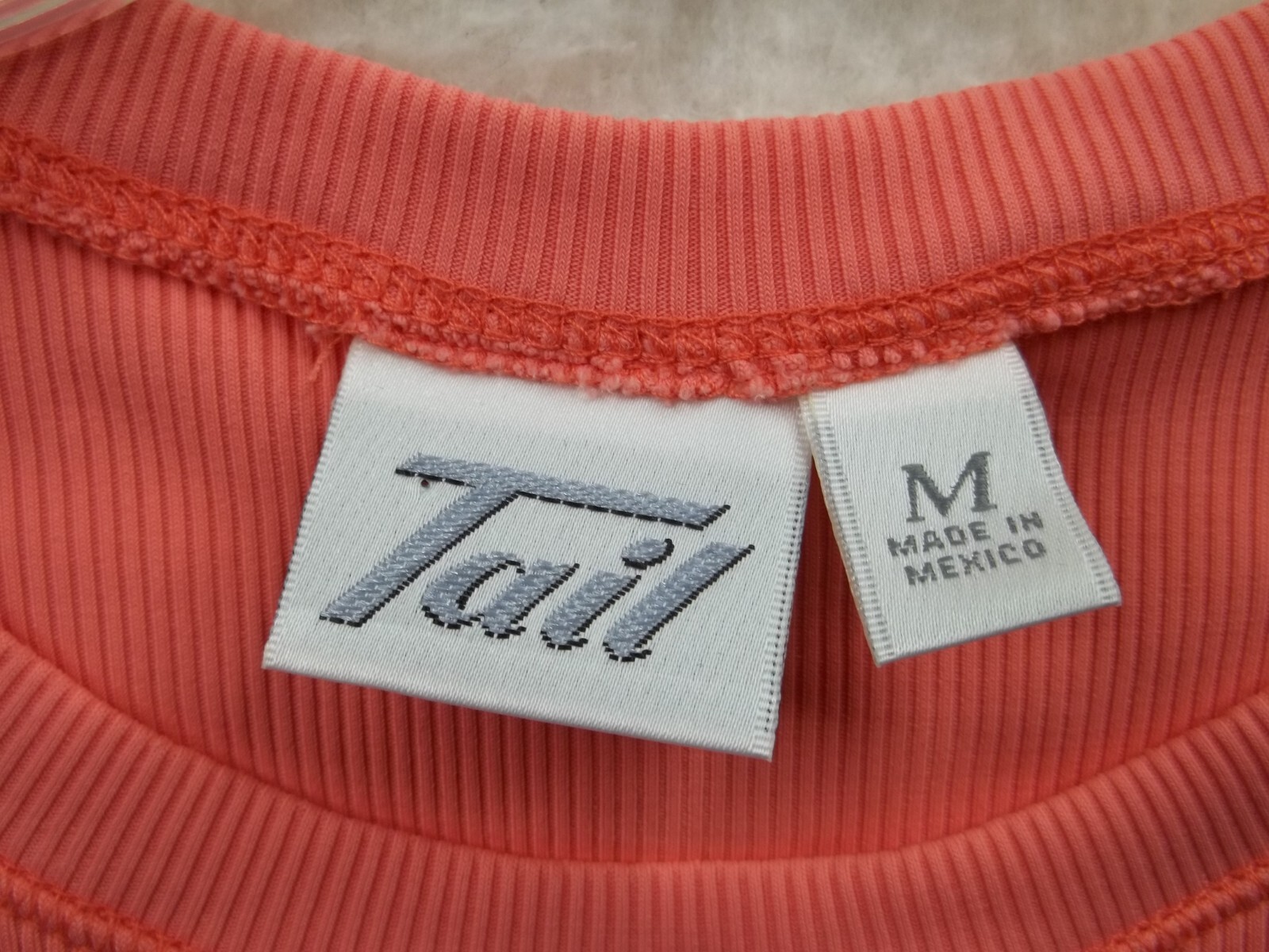 Tail Tech Performance Peach Cap Sleeve Ribbed Ten… - image 5