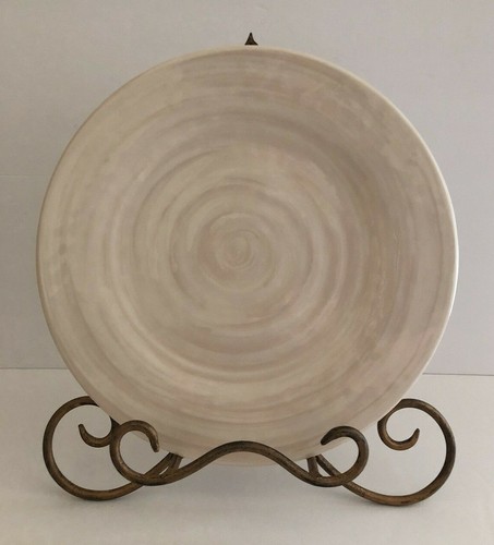x12 TOMMY BAHAMA Melamine DINNERWARE SET Beige Swirl SALAD & DINNER PLATES BOWLS - Picture 5 of 9
