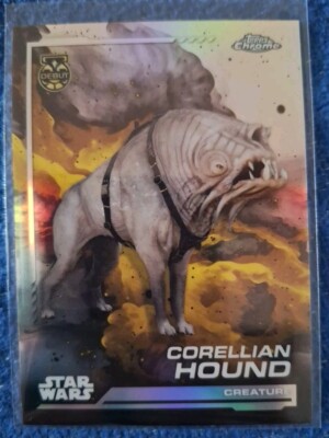 2024 Topps Chrome Star Wars Refractor Corellian Hound  Debut #95
