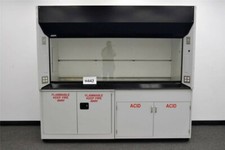 8' Labconco Chemical Fume Hood w/ Flammable & Acid Storage / E1-461