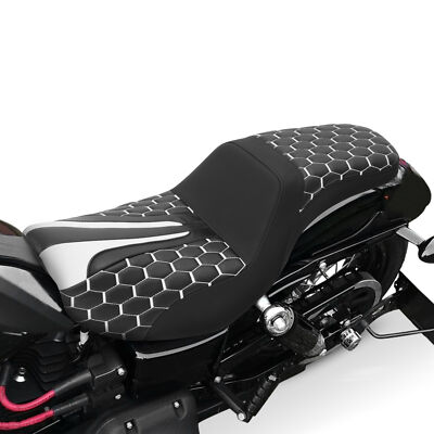 Driver & Passenger Seat Fit For Dyna Fat Bob Low Rider Super Glide 2006-2017 16