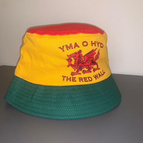 Welsh Bucket Hat Yma o Hyd and Red wall for Qatar 2022 Celtic